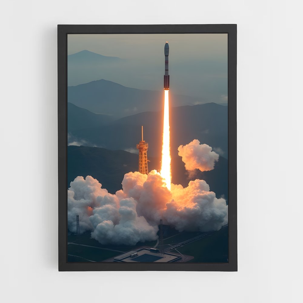 Poster Mission Étoilée – affiche Missions spatiales (vue 2)